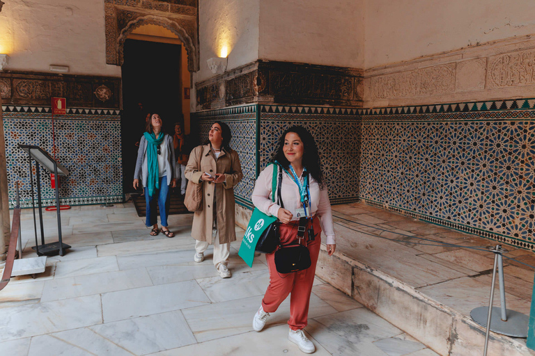 Séville : Visite guidée à pied avec accès à l'Alcazar et à la cathédrale