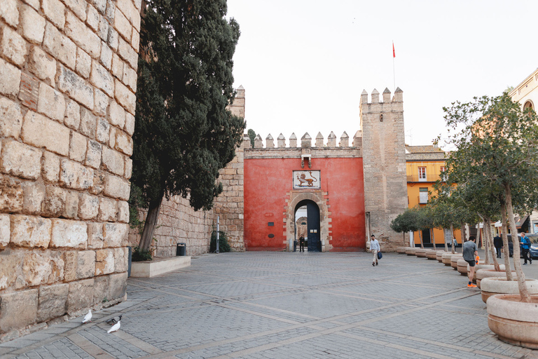 Sevilla: Guidad vandring med tillgång till Alcazar och katedralen