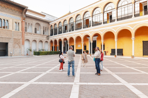 Seville: Guided Walking Tour with Alcazar &amp; Cathedral Access