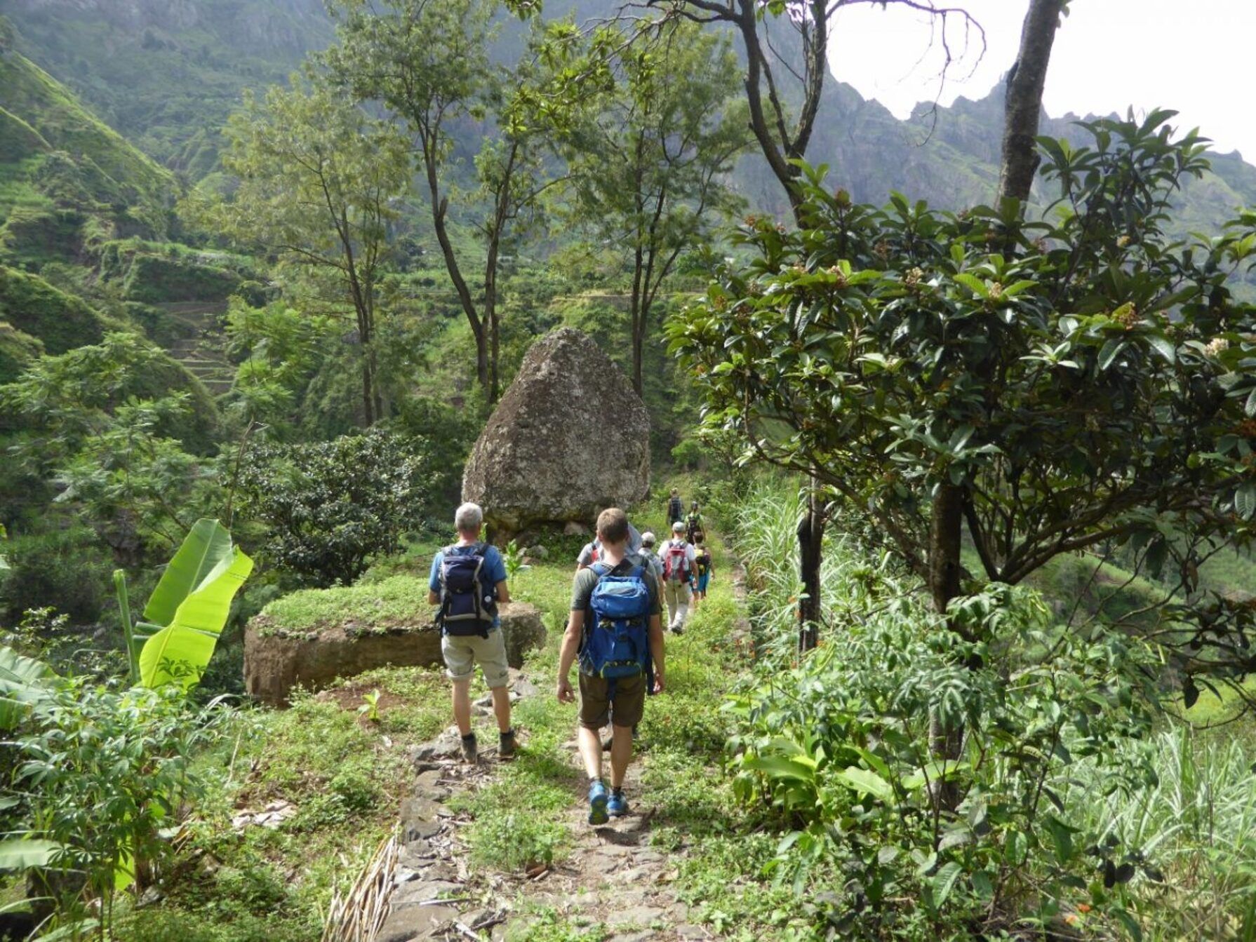 Paúl-Wanderung, der grüne Garten