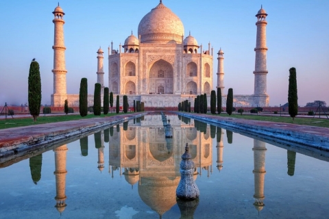 Au départ d'Agra : Agra : courte visite du Taj Mahal et du Fort d'Agra