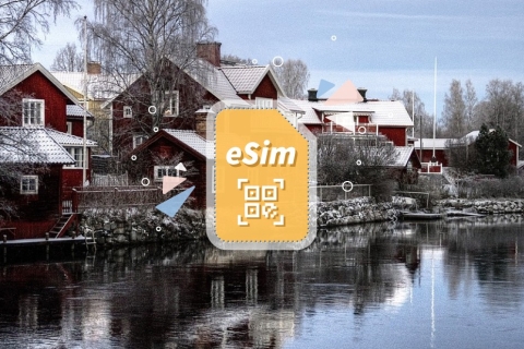 Suecia/Europa: Plan de datos móviles eSimDiario 1GB /14 Días