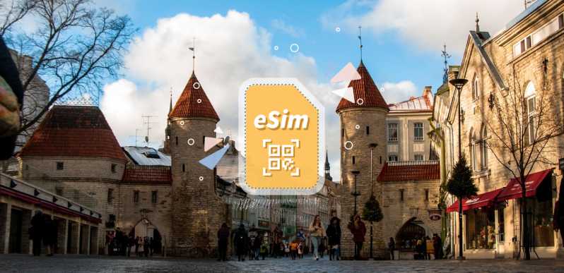Estonia/Europa: Pakiet danych mobilnych eSim