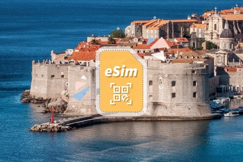 Croacia/Europa: Plan de datos móviles eSimDiario 1GB /30 Días