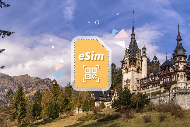 Roemenië/Europa: eSim mobiel dataplanDagelijks 2GB /30 dagen
