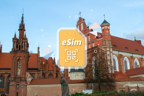 Litauen/Europa: eSim Mobile DatenplanTäglich 2GB /14 Tage