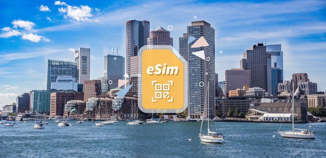 Visit Boston USA eSIM Roaming (Optional with Canada) in Boston