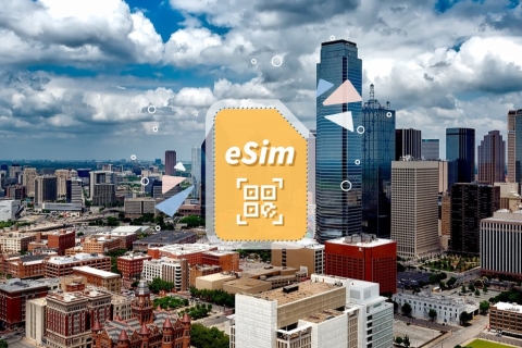 Dallas: Roaming eSIM w USA (opcjonalnie w Kanadzie)1 GB/3 dni dla USA i Kanady