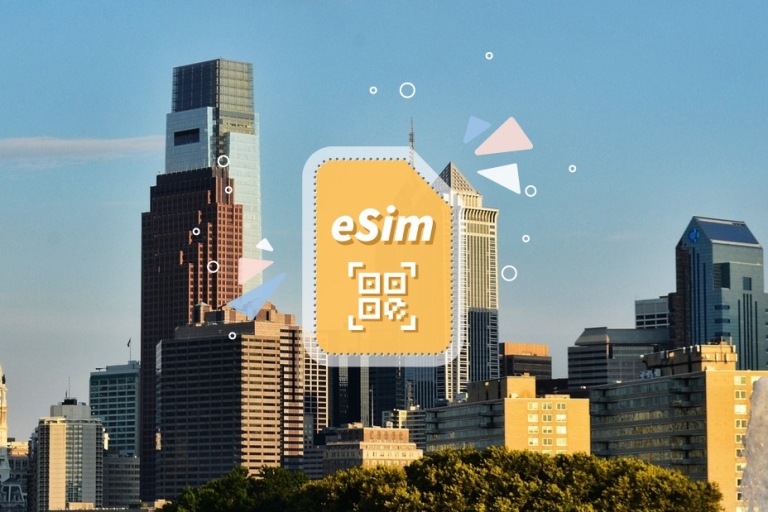 Filadelfia: Roaming eSIM w USA (opcjonalnie w Kanadzie)5 GB/7 dni Tylko dla USA