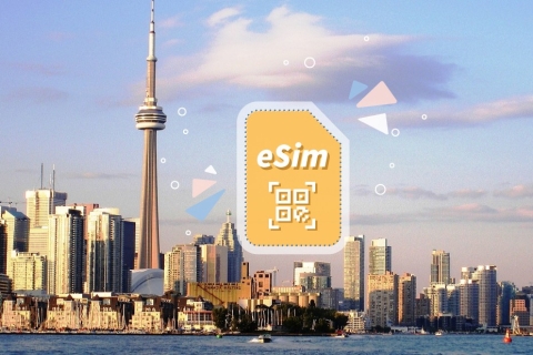 Toronto: Kanada i USA Roaming eSIM5 GB/7 dni tylko dla Kanady