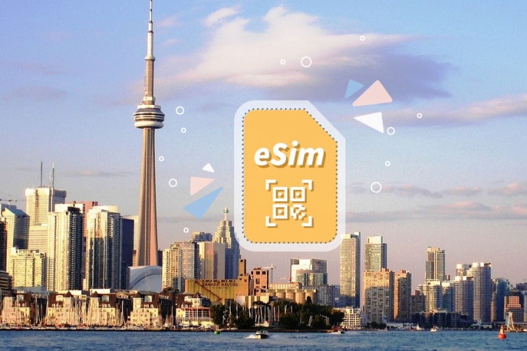 Toronto: Kanada i USA Roaming eSIM1 GB/3 dni tylko dla Kanady