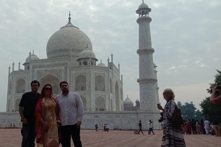 Vanuit Delhi: privétour Taj Mahal en Agra FortAlleen vervoer & gids