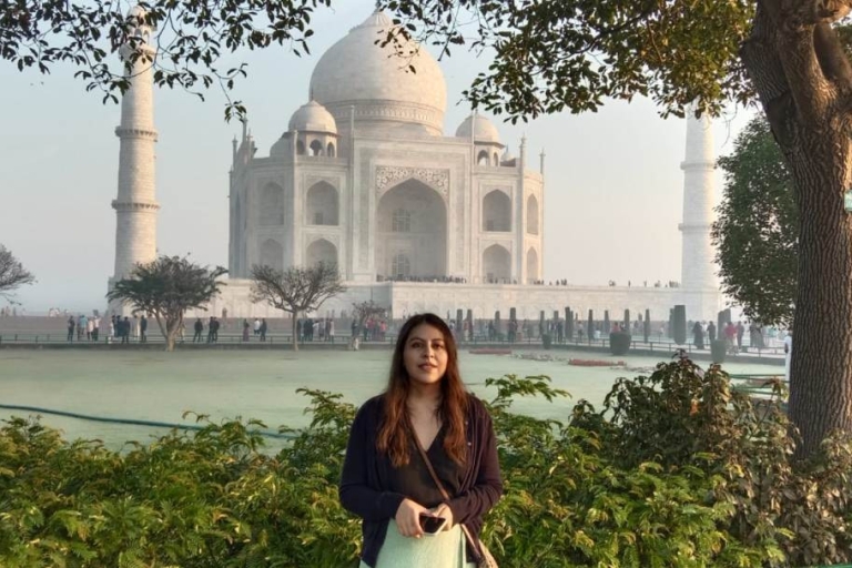Vanuit Delhi: privétour Taj Mahal en Agra FortAlleen vervoer & gids