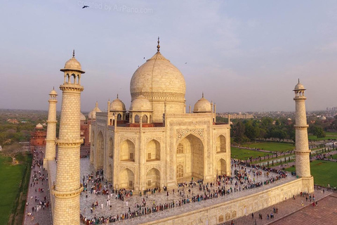 Vanuit Delhi: privétour Taj Mahal en Agra FortAlleen vervoer & gids