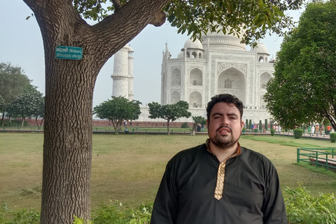 Depuis Delhi : Visite privée du Taj Mahal et du Fort d'AgraTout compris