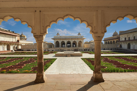 Depuis Delhi : Visite privée du Taj Mahal et du Fort d'AgraTout compris