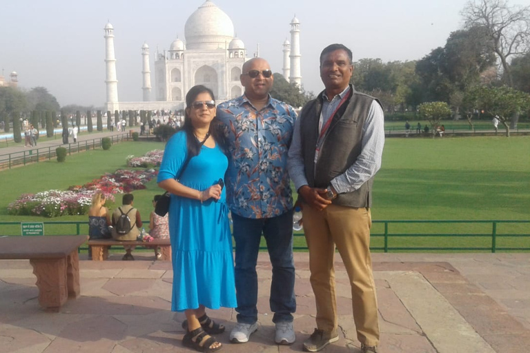 Depuis Delhi : Visite privée du Taj Mahal et du Fort d'AgraTout compris