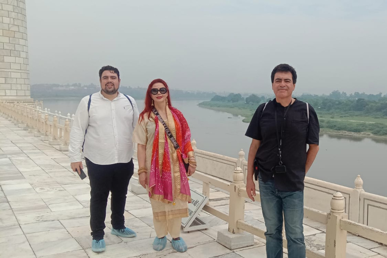 Vanuit Delhi: privétour Taj Mahal en Agra FortAlleen vervoer & gids