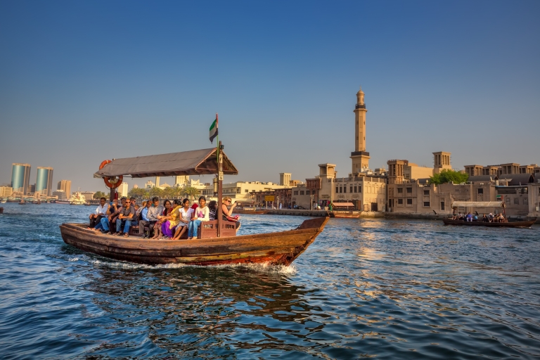 Dubai: Old and Modern Dubai City Tour with Blue Mosque Visit Group Tour in Italian