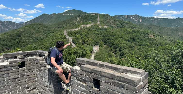 great wall of china top view