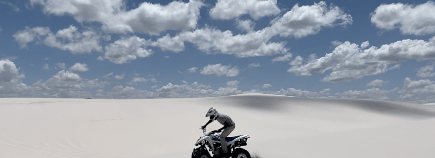 Randonnée en quad sur les dunes d'Atlantis
