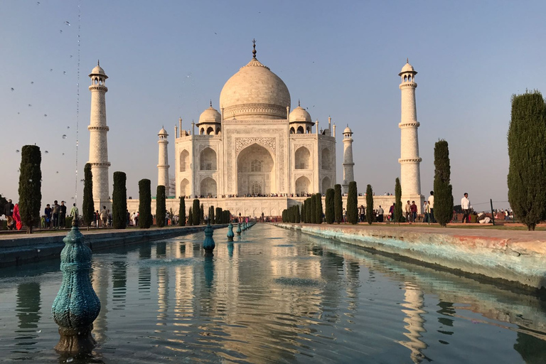 Vanuit Delhi: Taj Mahal en Agra Fort Tour per privéautoDiensten voor privégidsen