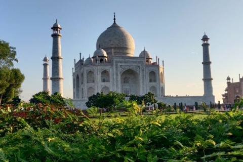 Tour del Taj Mahal al Amanecer y Agra en Coche desde Delhi