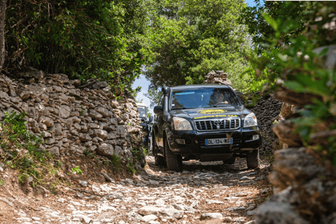 Porto Vecchio: 4x4-tur till Cuscionu-platån och Alta RoccaPorto Vecchio: Cuscionu-platån och Alta Rocca 4x4 guidad tur