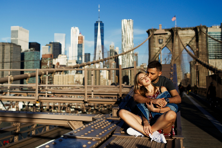 New York: Professionele fotoshoot bij Brooklyn BridgeVIP 60 Minuten | 70 Foto&#039;s
