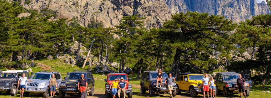 Porto-Vecchio : excursion 4x4 dans la forêt d'Ospedale et aux aiguilles de Bavella