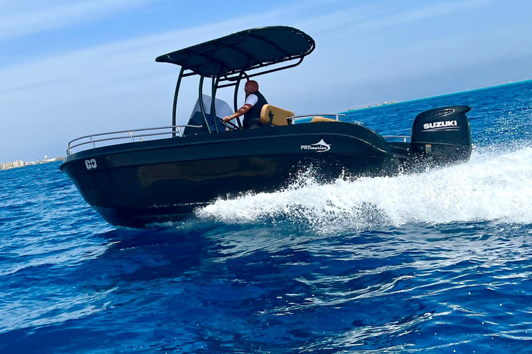 Hurghada: 1- or 2-Hour Speedboat Rental with Captain 2-Hour Speedboat Rental