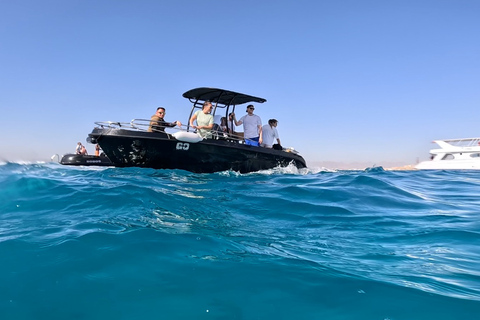 Hurghada: Privat motorbåtsäventyr med snacks och upphämtning4-Hour Speedboat Rental