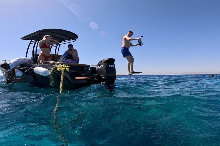 Hurghada: Speedboat 7 in One Trip mit Schnorcheln & MittagessenGruppenreise