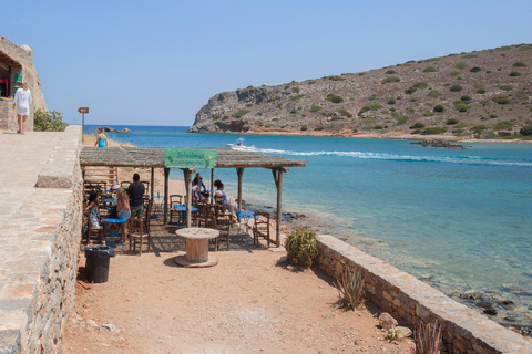 Heraklion Spinalonga Agios Nicol. Elounda all inn Boot + BBQRondleiding in het Frans