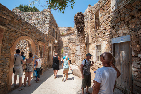 Heraklion Spinalonga Agios Nicol. Elounda todo en barco + barbacoaVisita en polaco