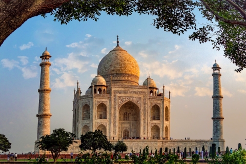 Depuis Delhi : visite du Taj Mahal et de la ville d'Agra en train GatimanAu départ de Delhi : visite d'une journée du Taj Mahal et de la ville en train Gatiman