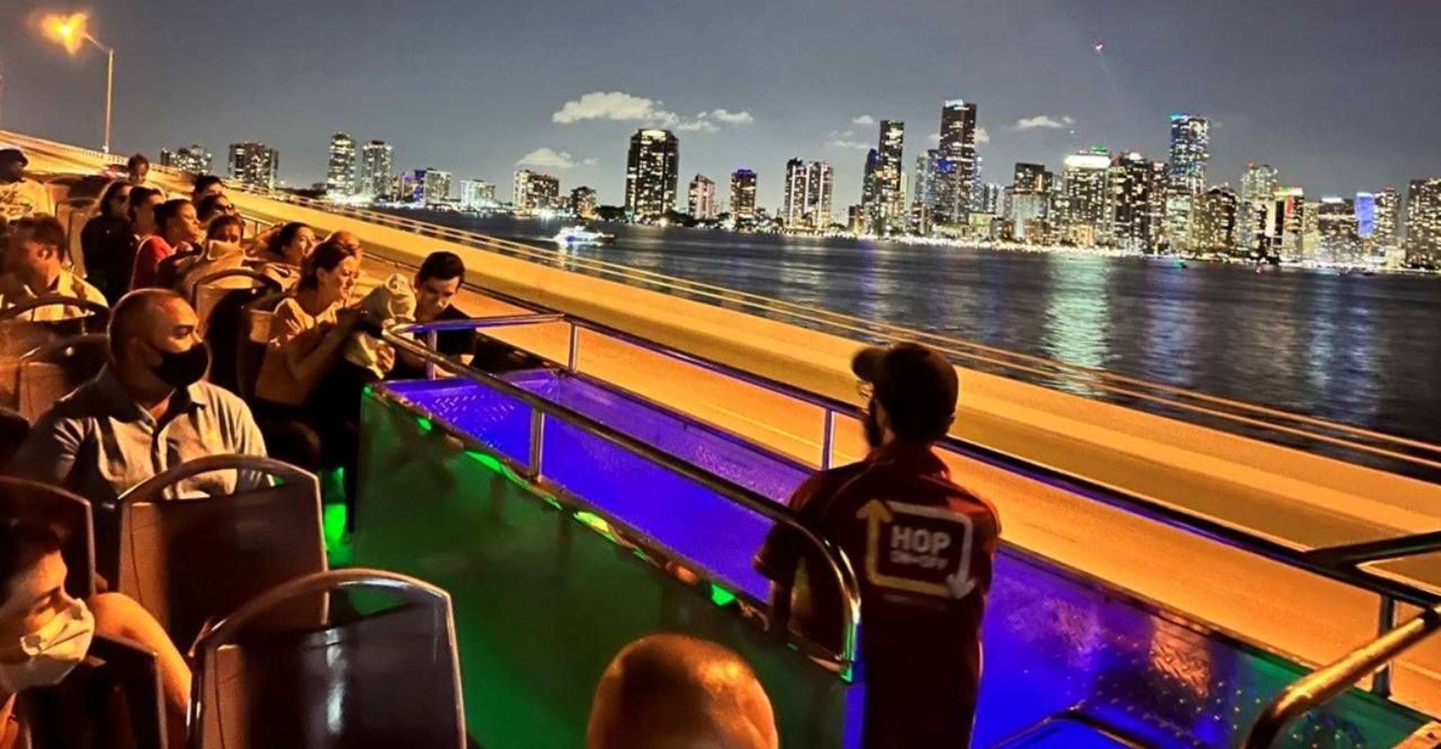 Miami: Open-top Bus Sightseeing Night Tour with Live Guide photo 4