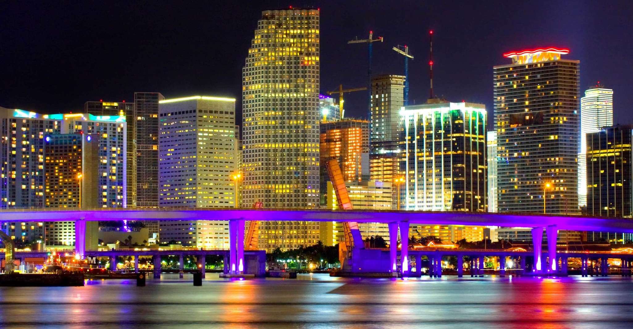 Miami: Open-top Bus Sightseeing Night Tour with Live Guide photo 5