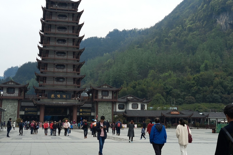 Tour privado de día completo en el Parque Nacional Forestal de ZhangjiajieSalida desde el Hotel Wulingyuan.