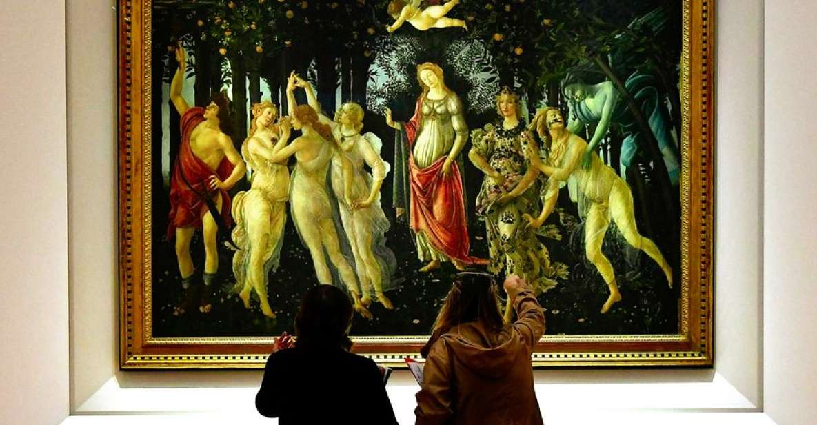 フィレンツェのウフィツィ美術館のセミプライベート ガイド付きツアー