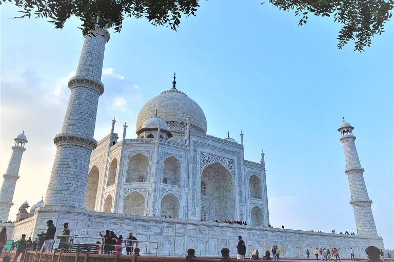 Z Delhi: prywatna wycieczka po Tadż Mahal i forcie AgraSamochód + Przewodnik + Zabytki Bilety