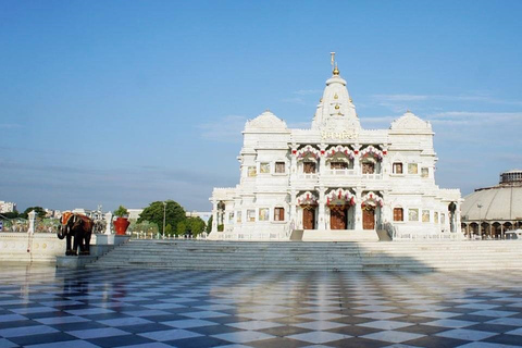 Visite nocturne de Mathura Vrindavan au départ d'Agra