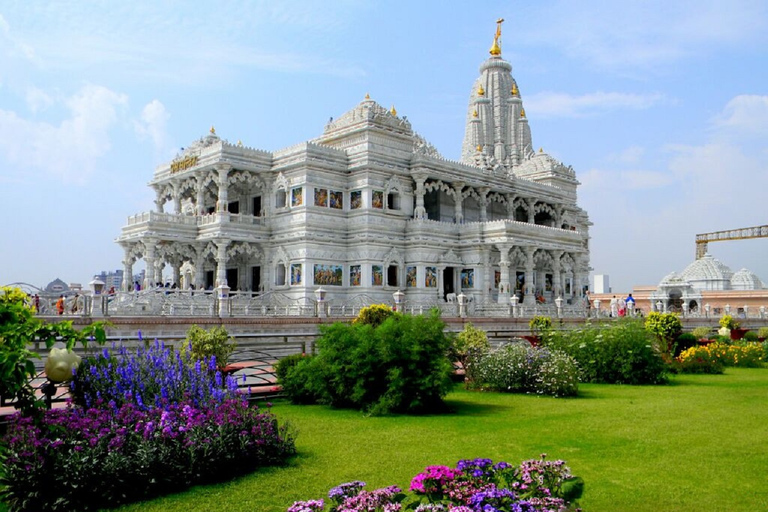 Visite nocturne de Mathura Vrindavan au départ d'Agra