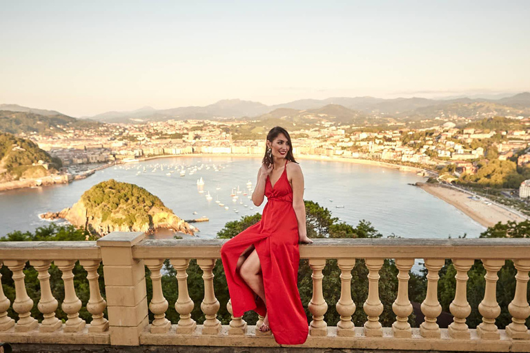Professionele fotoshoot tijdens een bezoek aan San SebastiánProfessionele fotoshoot in San Sebastián (Pivate tour)