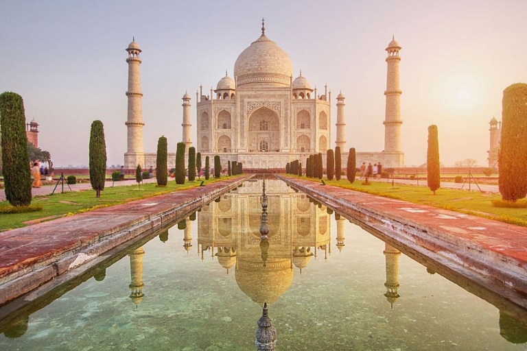Depuis Delhi : Excursion guidée à Agra avec le Taj Mahal et le Fort d'Agra