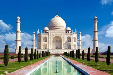 Depuis Delhi : Excursion guidée à Agra avec le Taj Mahal et le Fort d'Agra