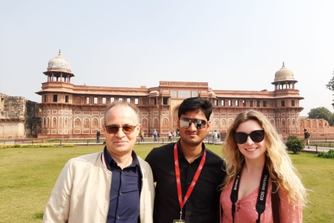 Depuis New Delhi : 2 jours d'excursion à Delhi et Agra en voiture et en train.Transport et guide