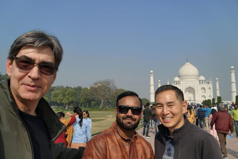 Agra: Half Day Taj Mahal Sunrise Tour Tour With Car and Guide Only