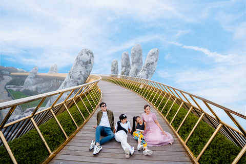 Pont d'or de Bana Hills en navette aller-retour depuis Danang