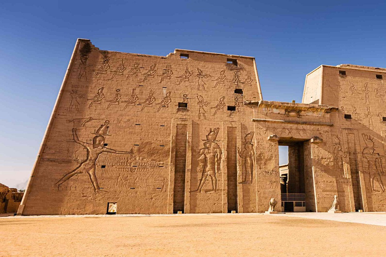 Luksor: Prywatna wycieczka z przewodnikiem po Edfu i Kom Ombo, lunch i Felucca